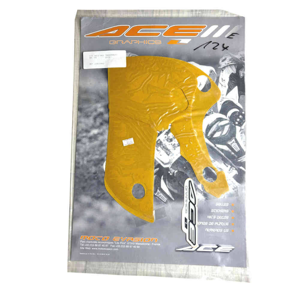 MOTO EVASION Kühlerabdeckung Dekorsatz transparent passend für Suzuki RM 65 04