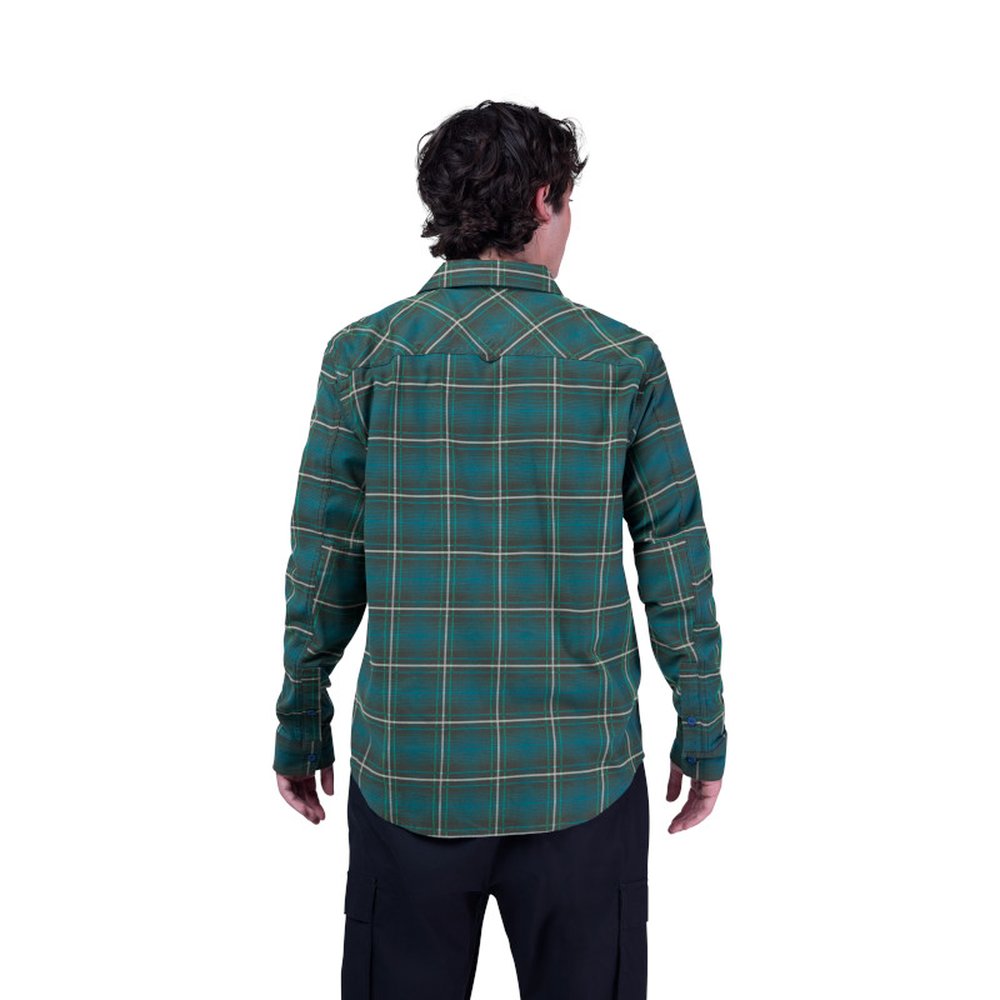 FOX SURVIVALIST STRETCH FLANNEL LS Longsleeve T-Shirt Dark Sage