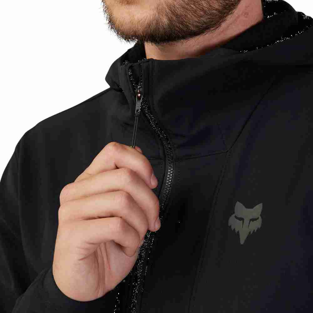 FOX RANGER FIRE HOODIE MTB Jacke Schwarz