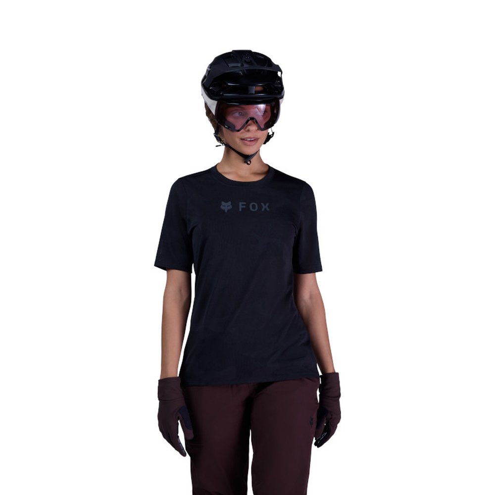 FOX WOMEN RANGER TRU DRI MTB Jersey kurzärmlig Schwarz