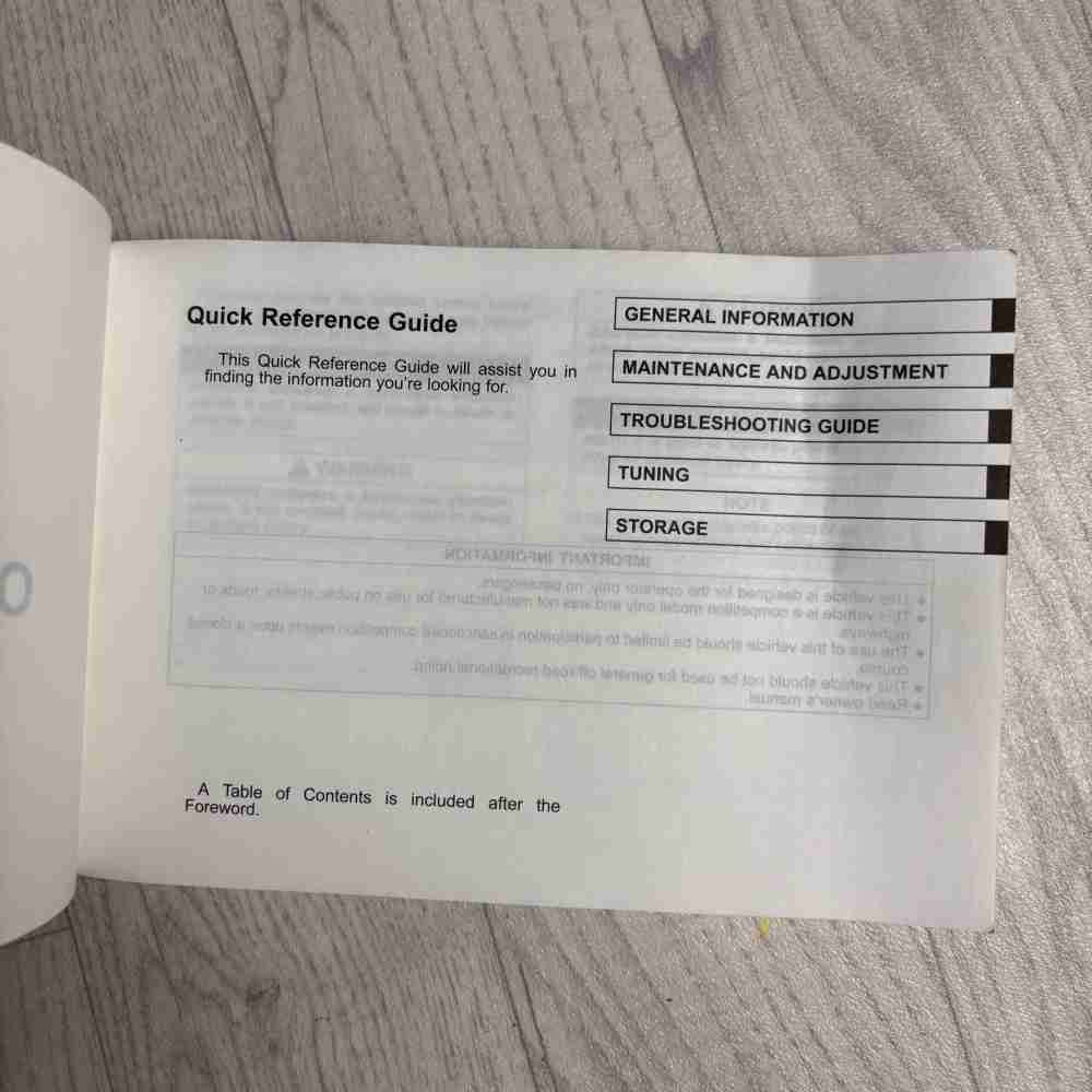 Kawasaki KX450F KX450EB 2001 99976-1601 Motorrad-Handbuch gebraucht