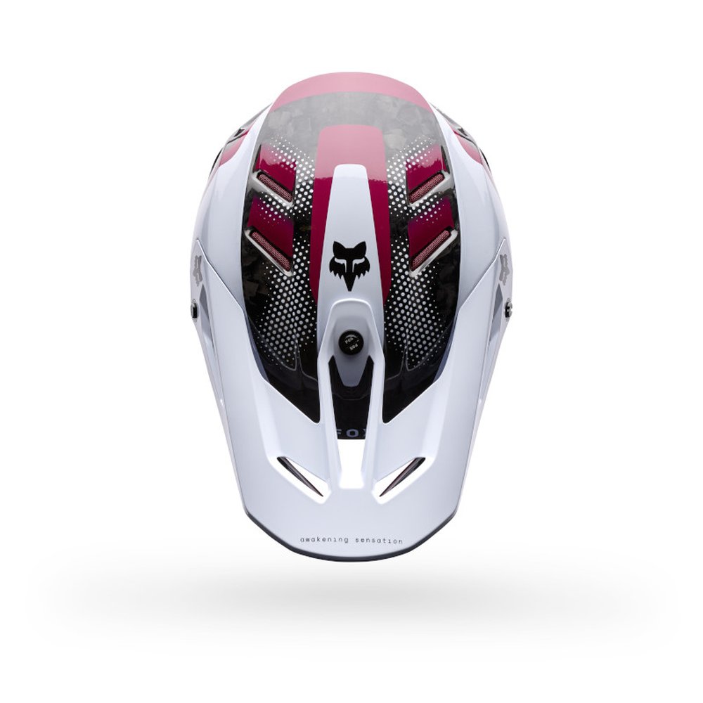 FOX V3 RS TACTILE Motocross Helm Weiss