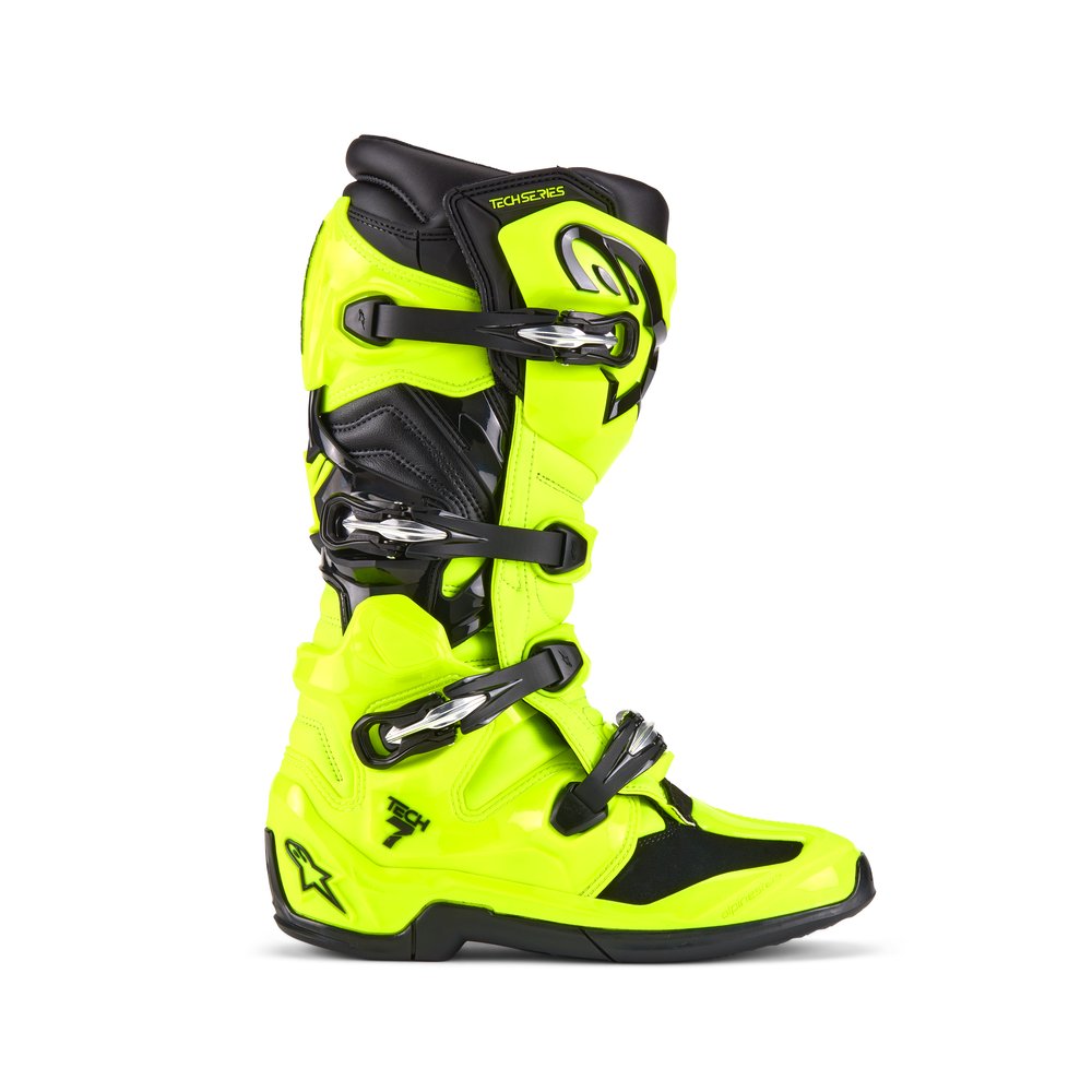 ALPINESTARS Tech 7 Motocross Stiefel neon gelb schwarz