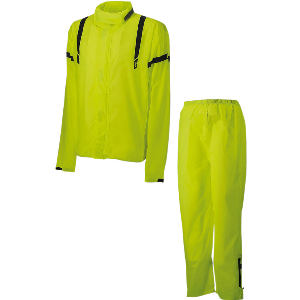 OJ Compact zweiteiliger Regen-Anzug Jacke mit Hose gelb