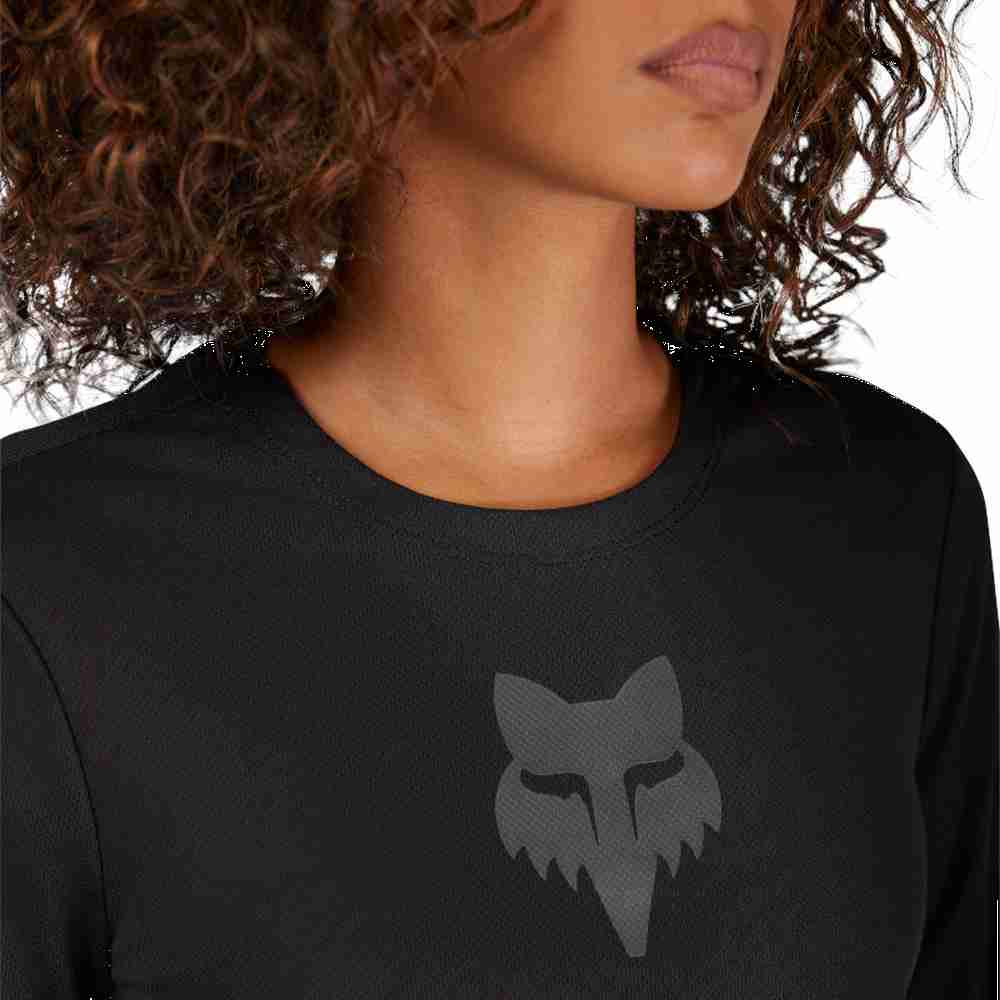 FOX WOMEN RANGER MTB FOX HEAD Jersey langärmlig Schwarz