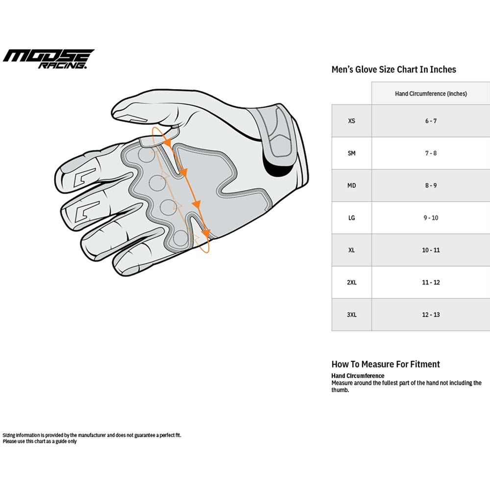 MOOSE RACING MX1 Motocross Handschuhe weiss