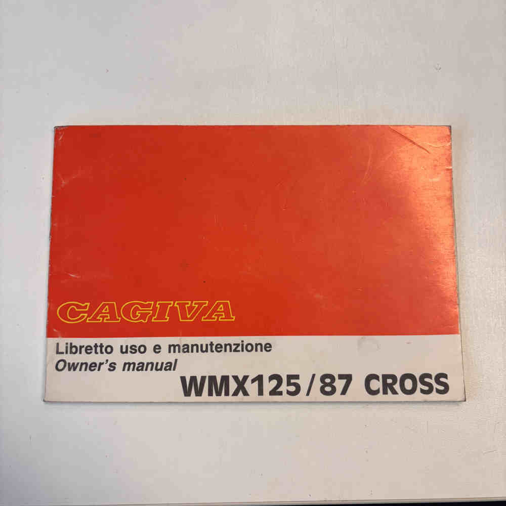 CAGIVA WMX 125 1987 Cross 53901 Motorrad-Handbuch gebraucht