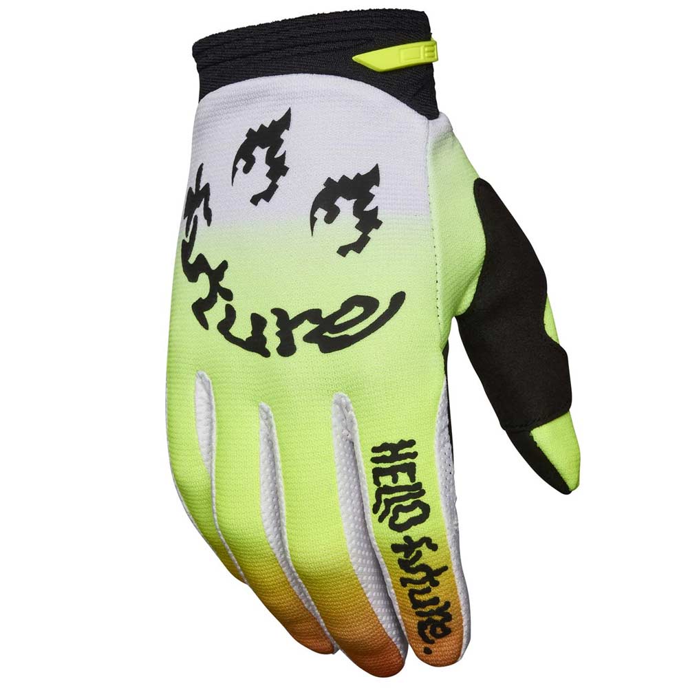 FOX 180 HELLO FUTURE GLOVE Handschuhe Weiss/Gelb