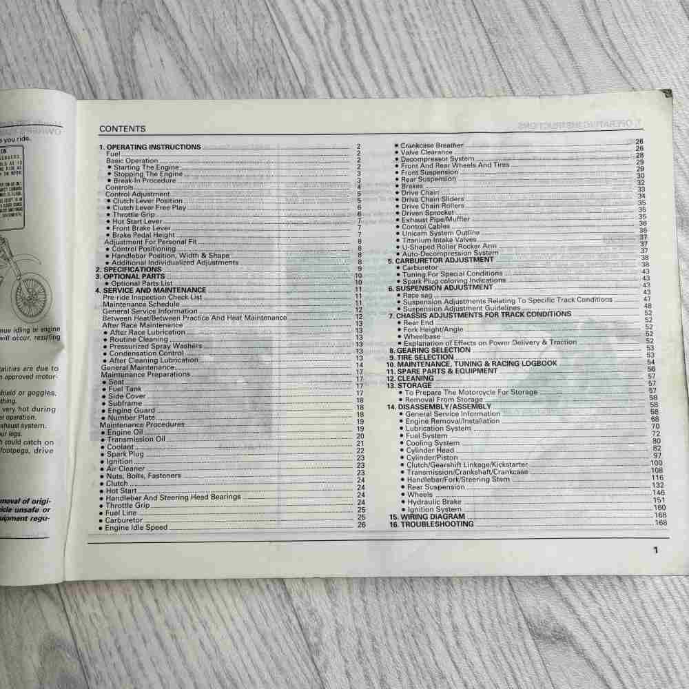 HONDA CRF 450 R 2006 69MEN620 00X69-MEN-6200 Motorrad-Handbuch gebraucht