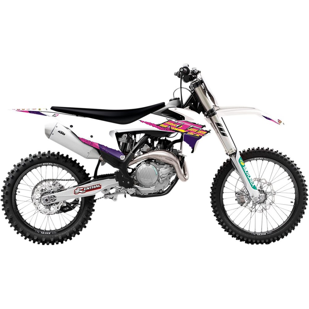 BLACKBIRD RACING Dekorsatz mit Sitzbankbezug Retro passend für KTM