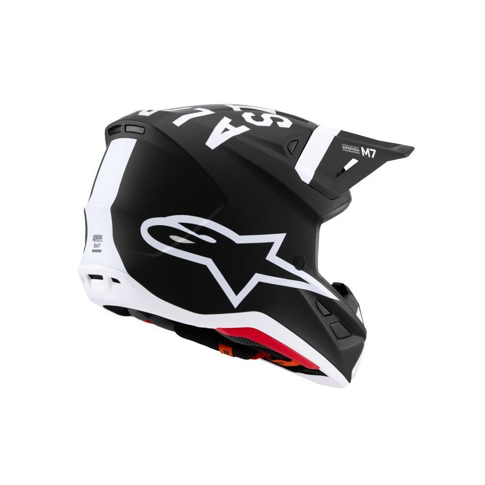 ALPINESTARS Supertech M7 Dasher Motocross Helm schwarz/weiss