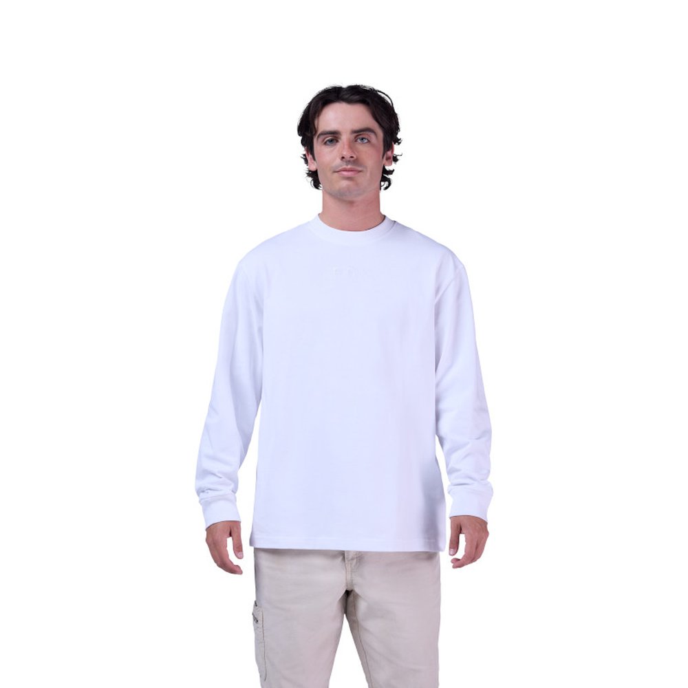 FOX WORDMARK OVERSIZED LS TEE Longsleeve Shirt langärmig Optic Weiss