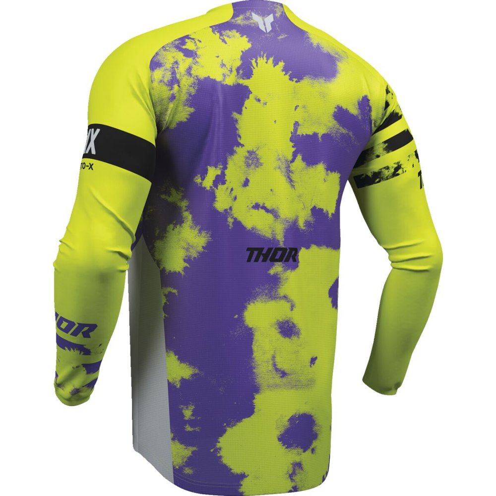 THOR Launchmode Bleach Jersey grau/acid neon gelb