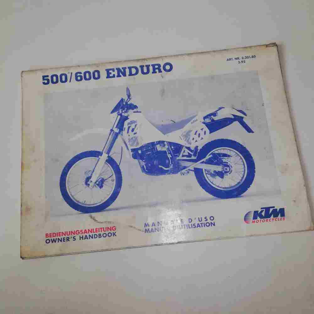 KTM 500/600 D-XC E-XC Enduro 3.201.80 3.92 Motorrad-Handbuch gebraucht