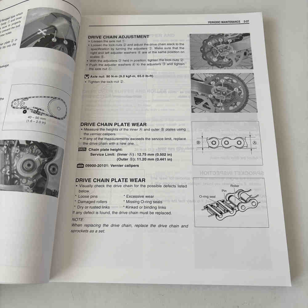 SUZUKI RM-Z 450 2008 99011-28H50-01A Motorrad-Handbuch gebraucht