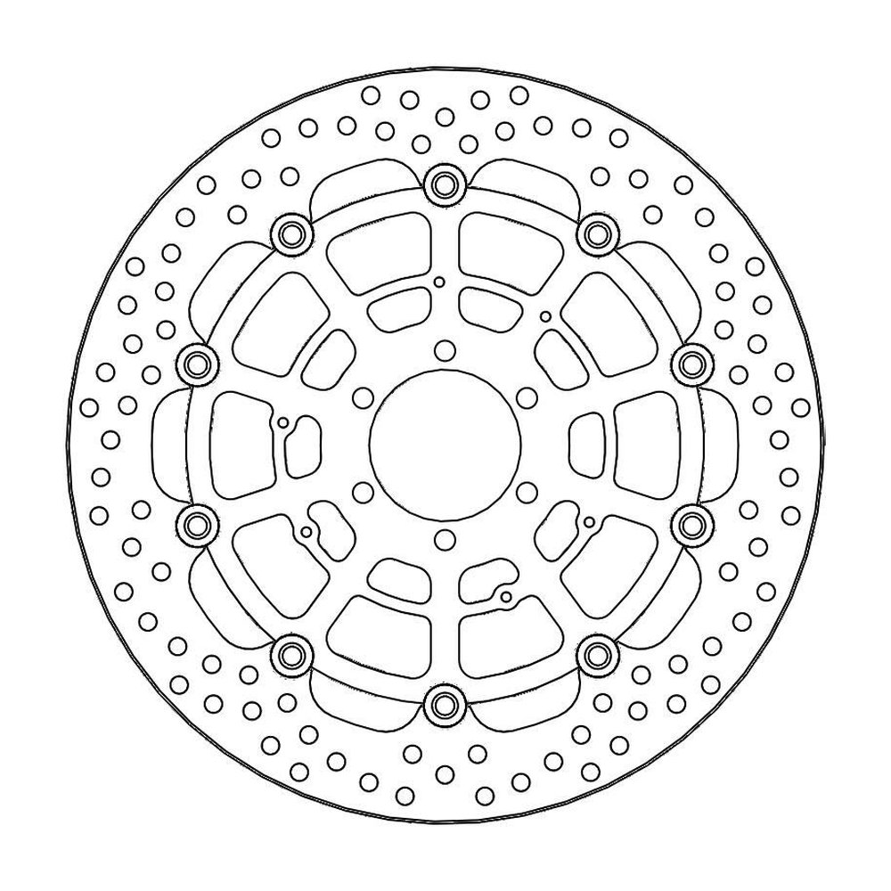 MOTO-MASTER Bremsscheibe Halo vorne L