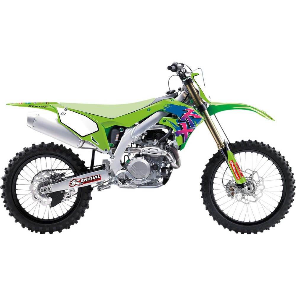 BLACKBIRD RACING Dekorsatz Retro Kawasaki KXF