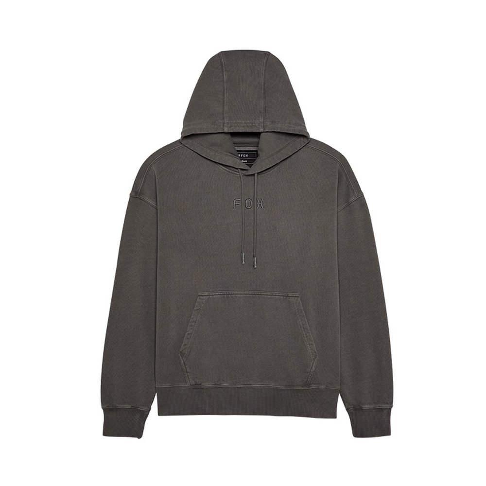 FOX WORDMARK OVERSIZED FLEECE PO Hoodie Kapuzen Pullover Pewter