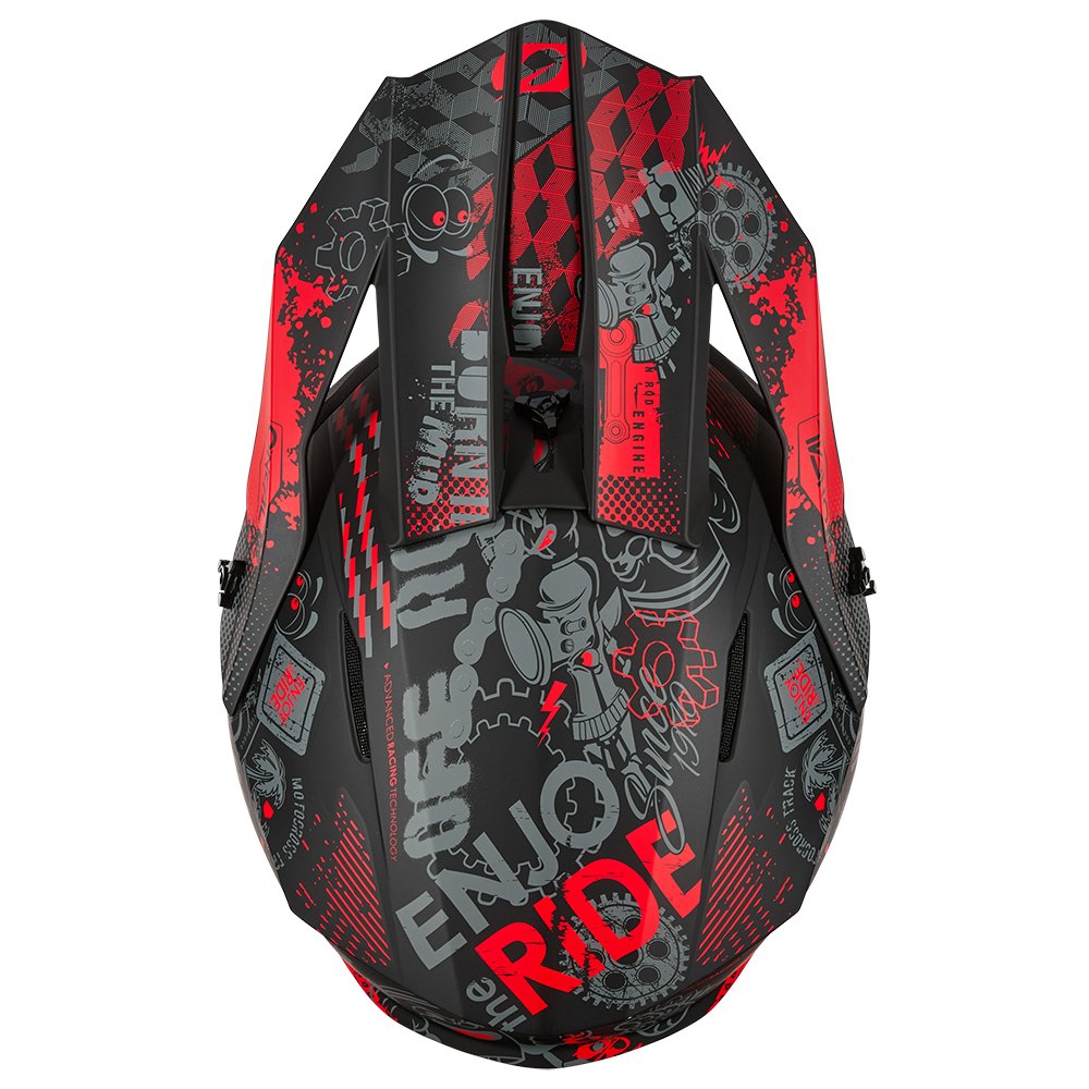 ONEAL 1SRS Motocross Helm Vibrant schwarz/rot ONEAL 1SRS Motocross Helm Vibrant schwarz/rot