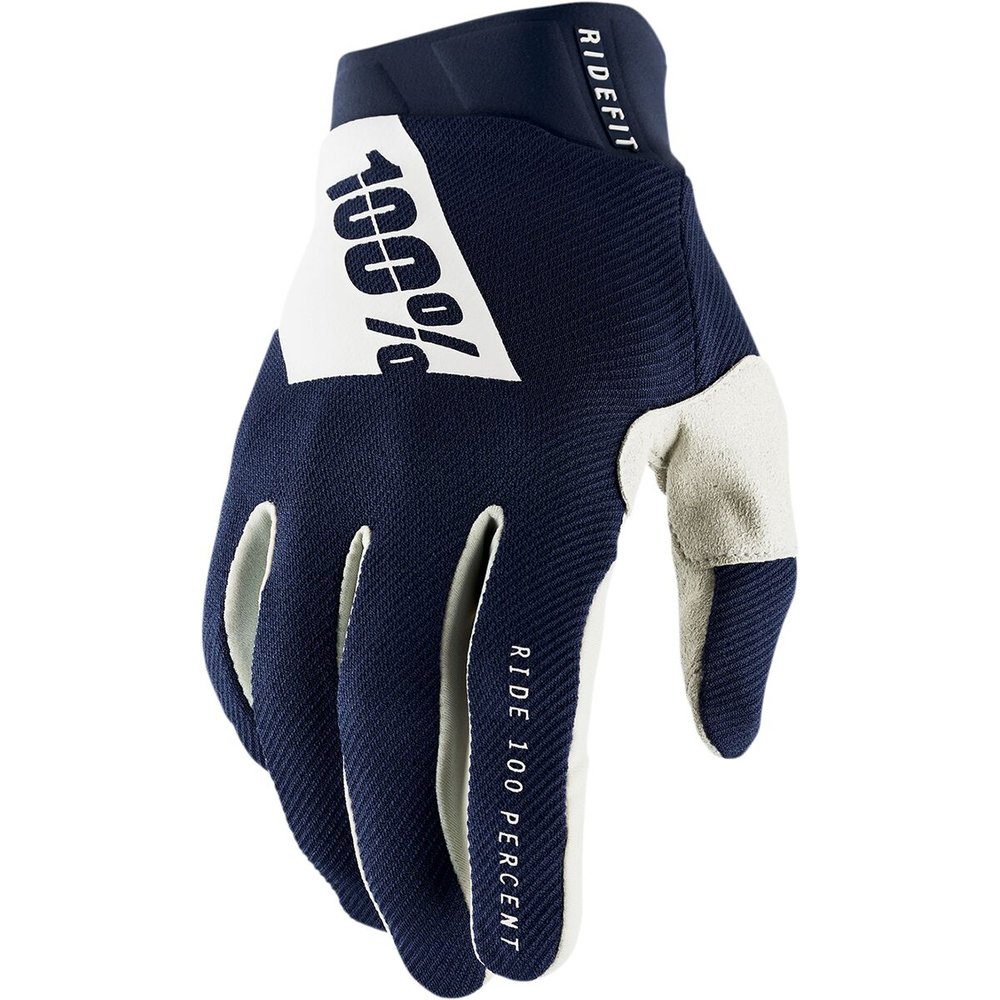 100% Ridefit Handschuhe navy weiss