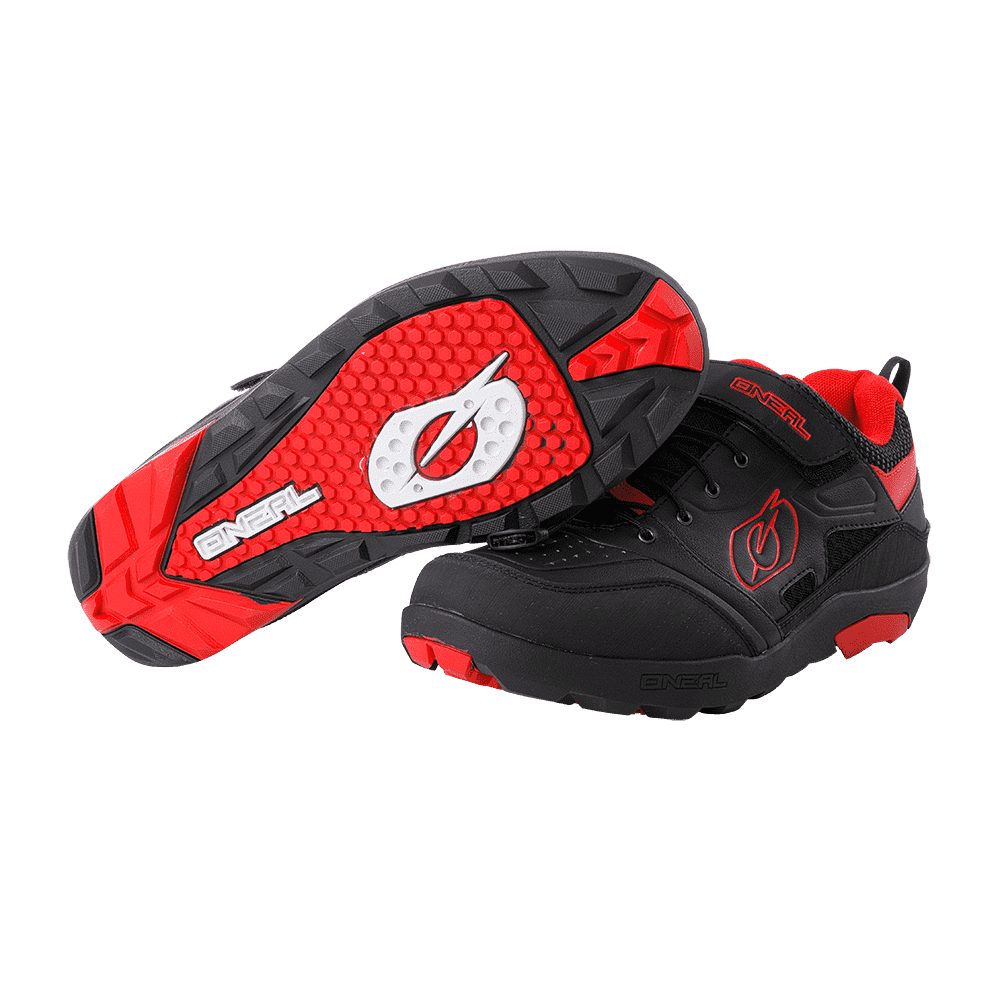 ONEAL Traverse Flat MTB Schuhe schwarz rot