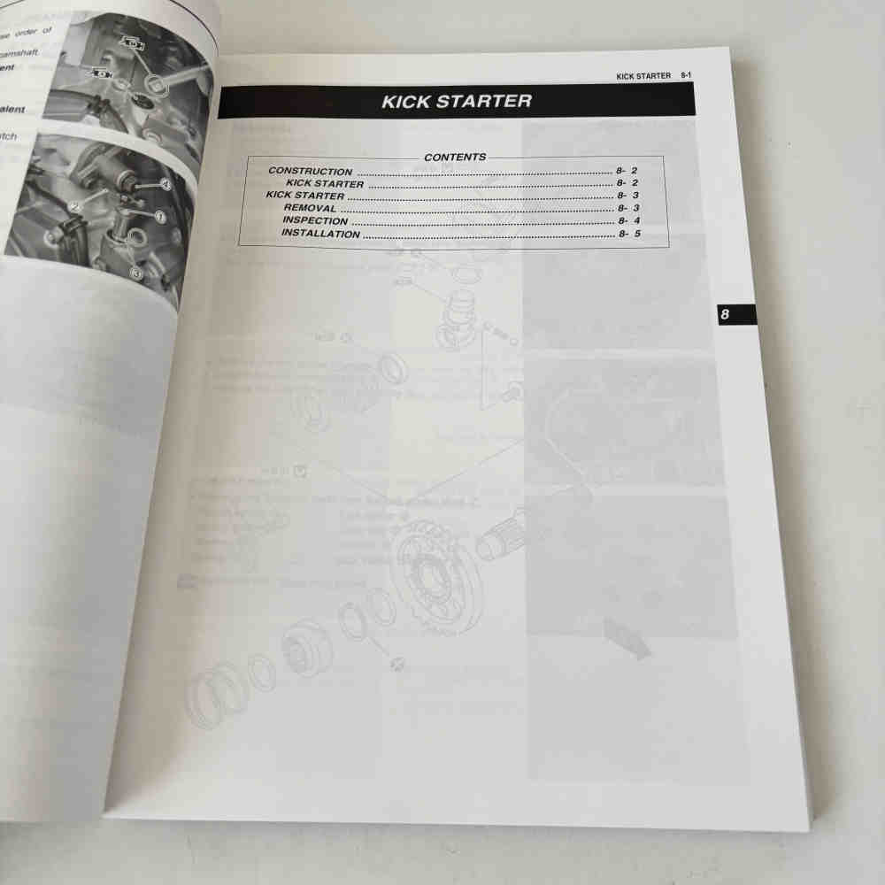 SUZUKI RM-Z 450 2008 99011-28H50-01A Motorrad-Handbuch gebraucht