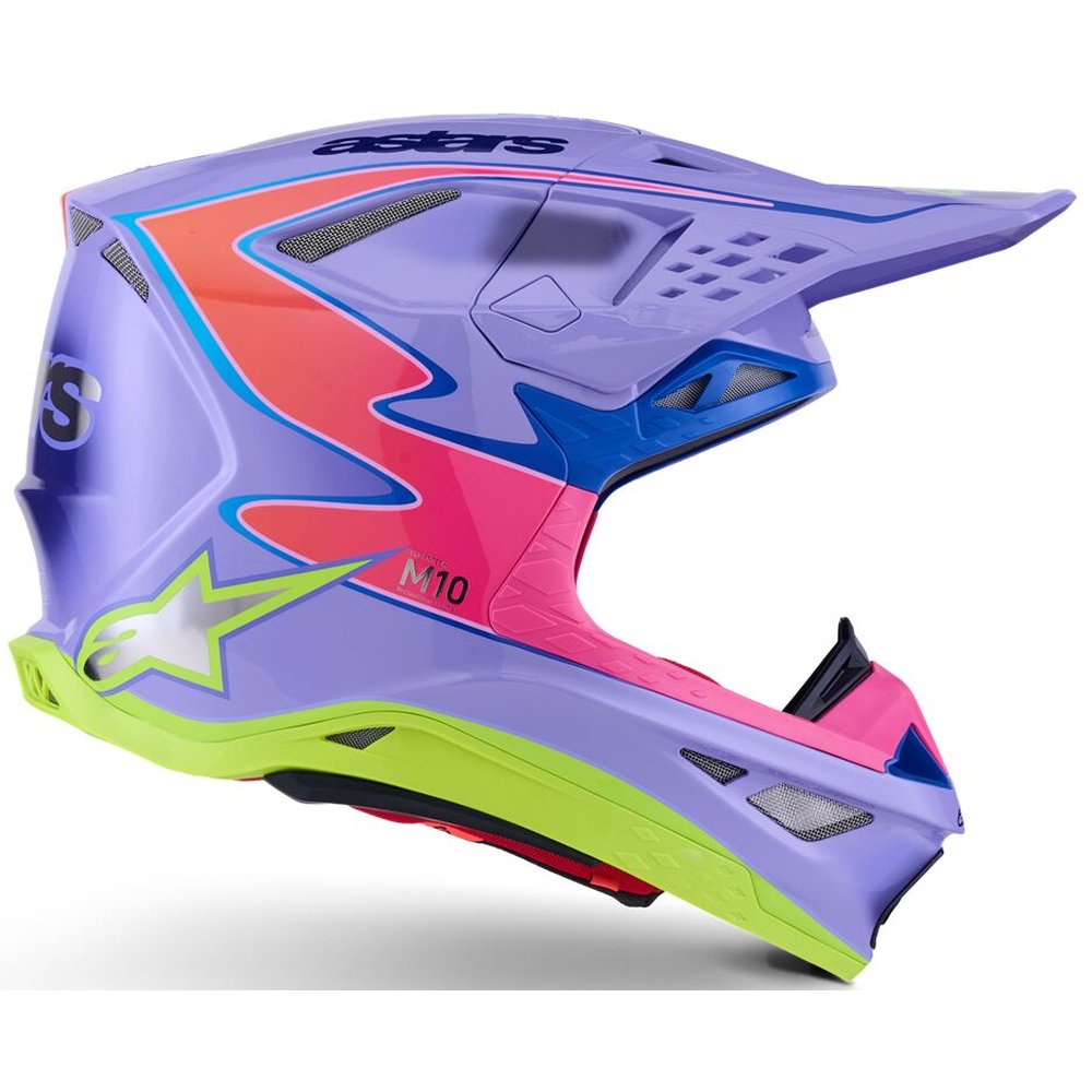ALPINESTARS Supertech M10 Jett Lawrence Motocross Helm lila/pink