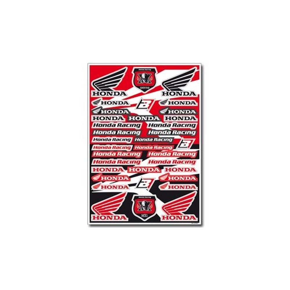 BLACKBIRD RACING Decal Logo Aufkleber-Set Honda