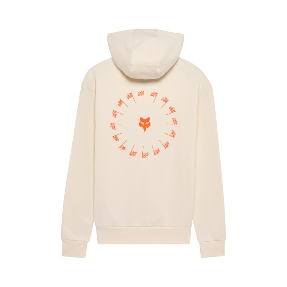 FOX W WINNERS CIRCLE FLEECE PO Hoodie Kapuzen Pullover Off White