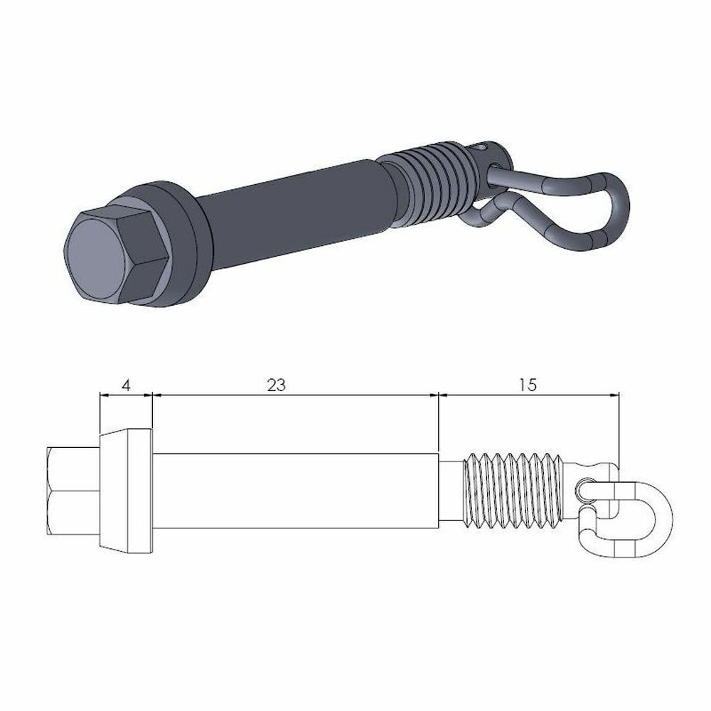 MOTO-MASTER 213046 Bremssattelbolzen