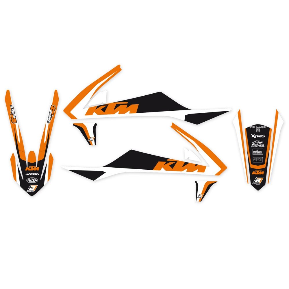 BLACKBIRD RACING Dekorsatz mit Sitzbankbezug passend für KTM SX85 18-19 BLACKBIRD RACING Dekorsatz mit Sitzbankbezug passend für KTM SX85 18-19