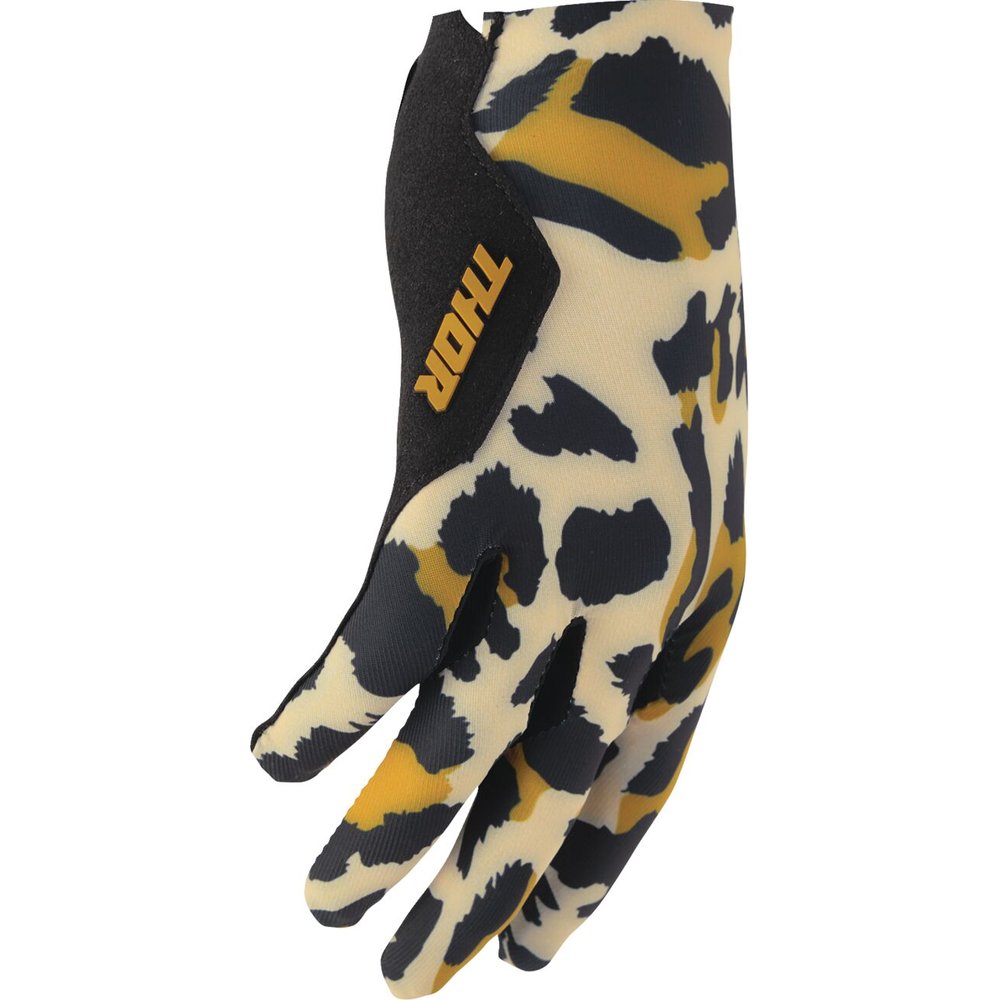 THOR Sportmode Cheetah Frauen Handschuhe tan beige/schwarz