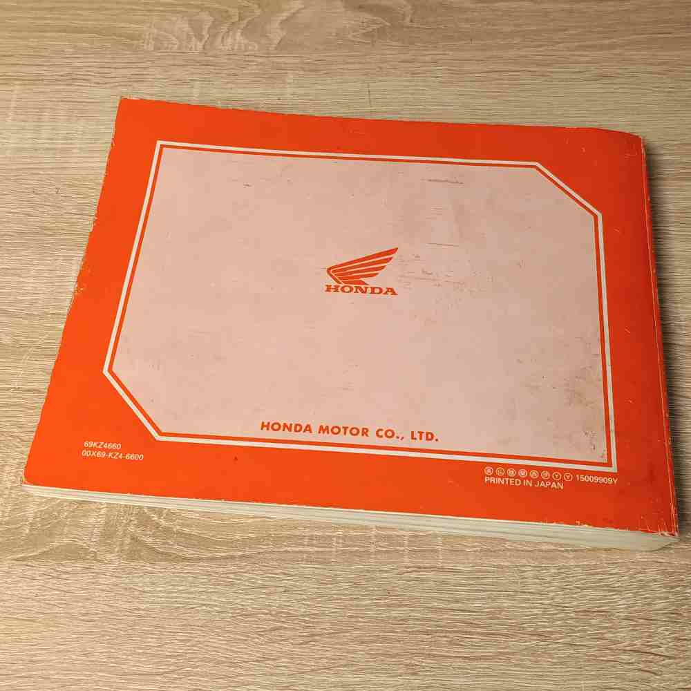 HONDA CR125R 2000 69KZ4660 00X69-KZ4-6600 Motorrad-Handbuch gebraucht