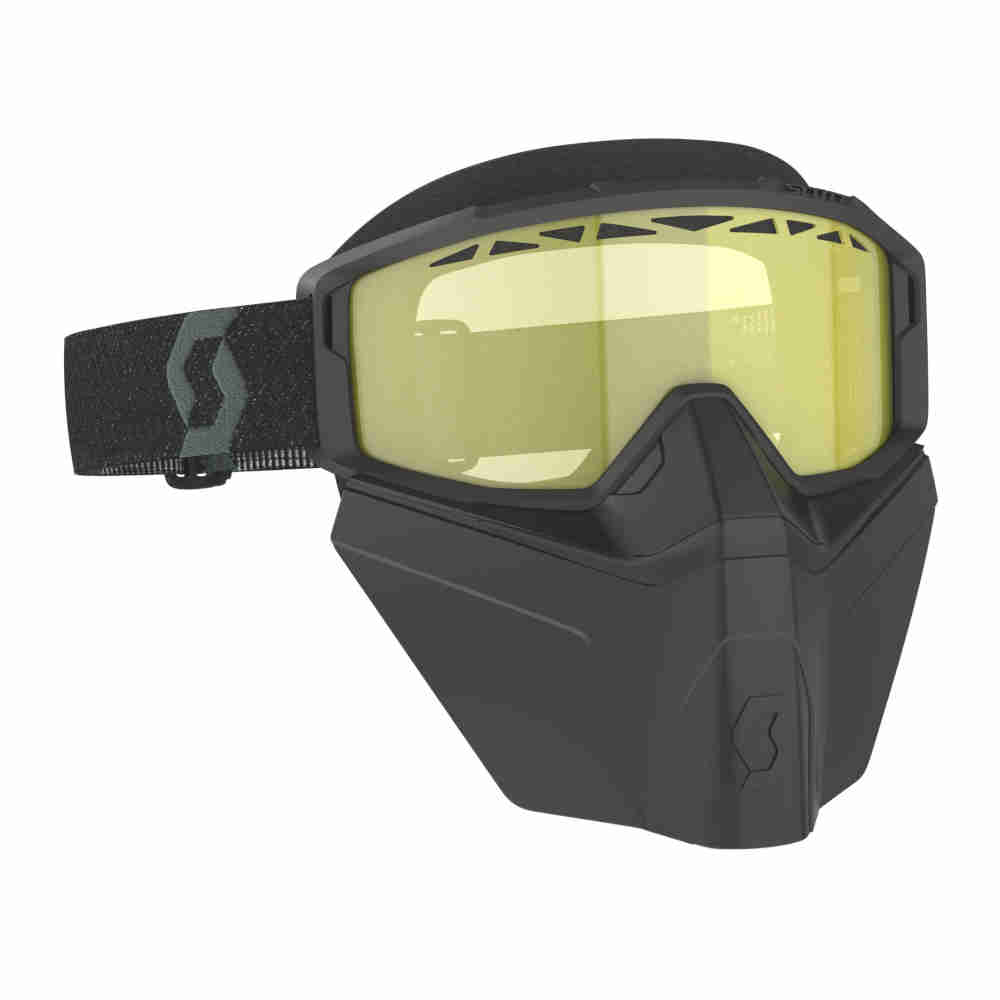 SCOTT Primal Brille Safari Facemask gelb schwarz