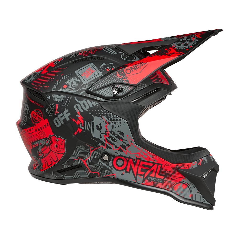 ONEAL 1SRS Motocross Helm Vibrant schwarz/rot ONEAL 1SRS Motocross Helm Vibrant schwarz/rot