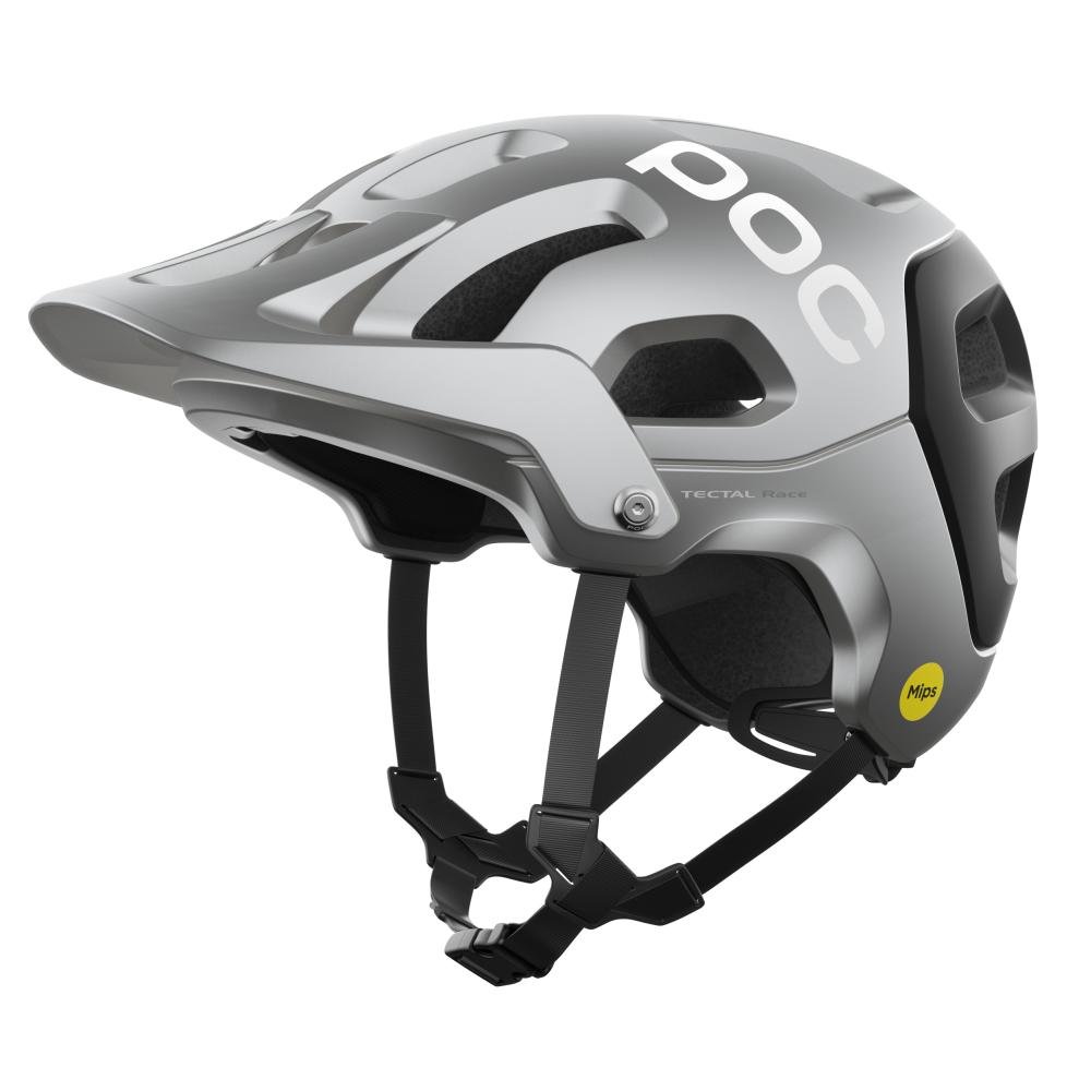 POC Tectal Race Mips MTB Helm argentite silber/uranium schwarz matt