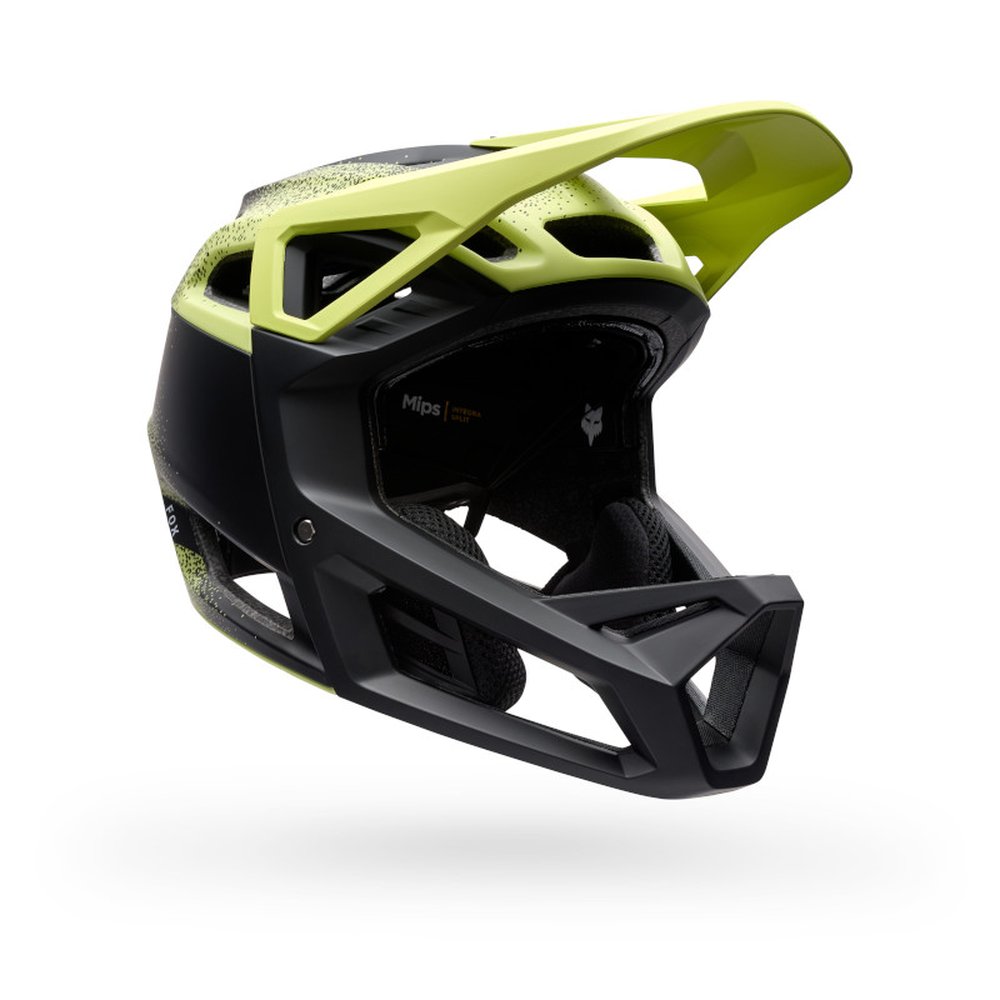 FOX PROFRAME RS AURA CE Fullface MTB Helm Limestone