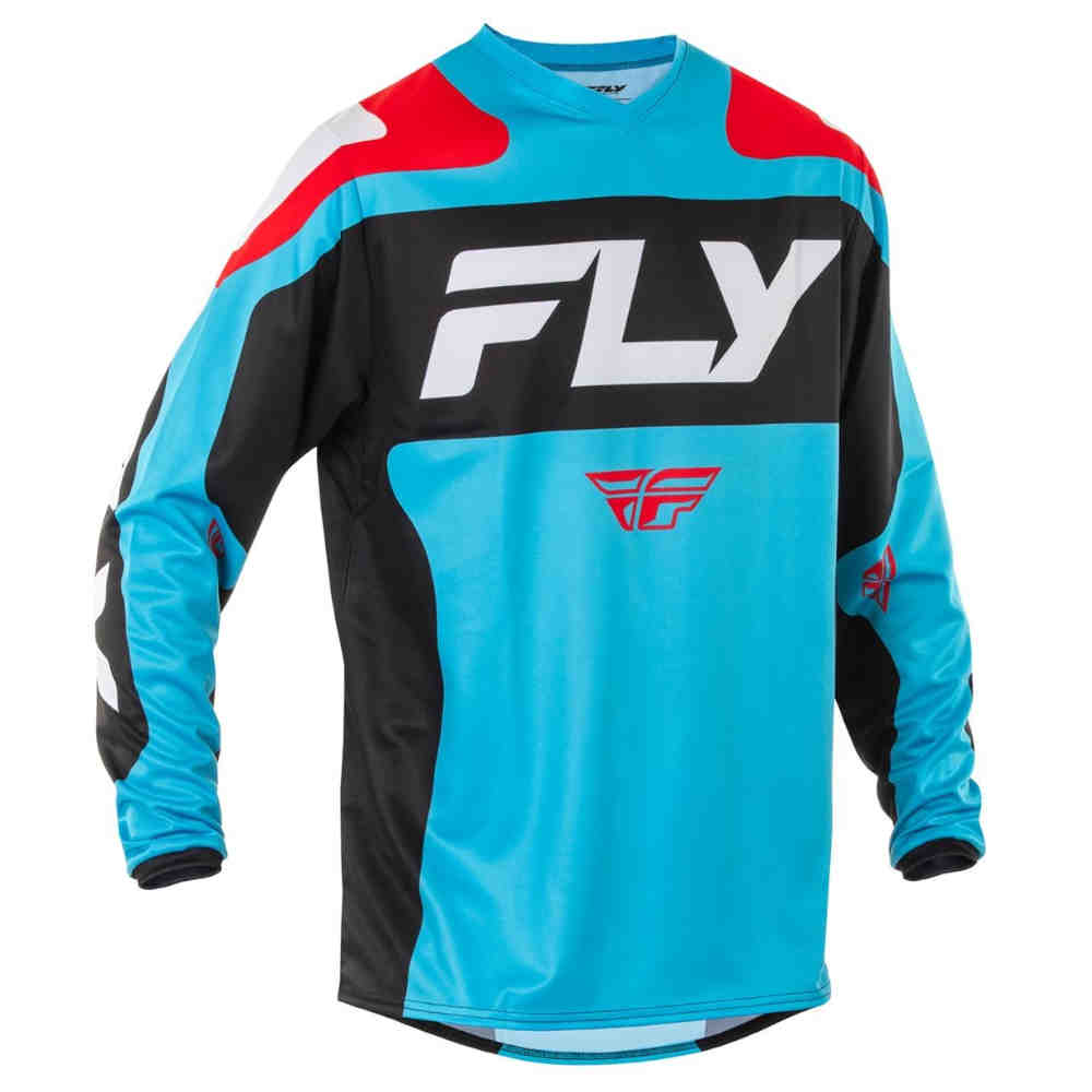 FLY F-16 Jersey cyan blau/schwarz/weiss