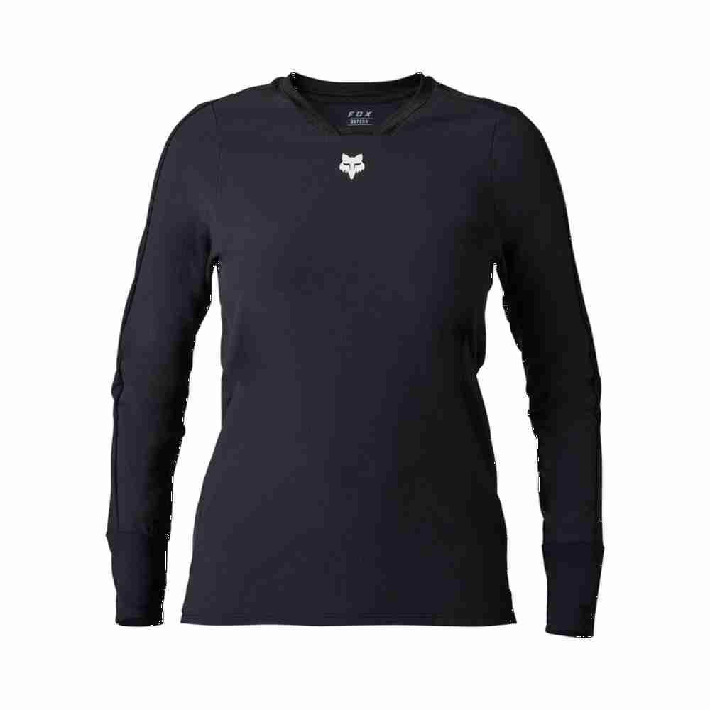 FOX WOMEN DEFEND THERMAL JERSEY Frauen Thermoshirt Schwarz