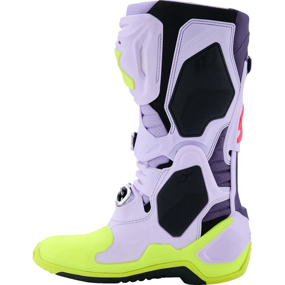 ALPINESTARS Tech 10 Supervented belüftete Motocross Stiefel lila/neon gelb/Diva Pink ALPINESTARS Tech 10 Supervented belüftete Motocross Stiefel lila/neon gelb/Diva Pink