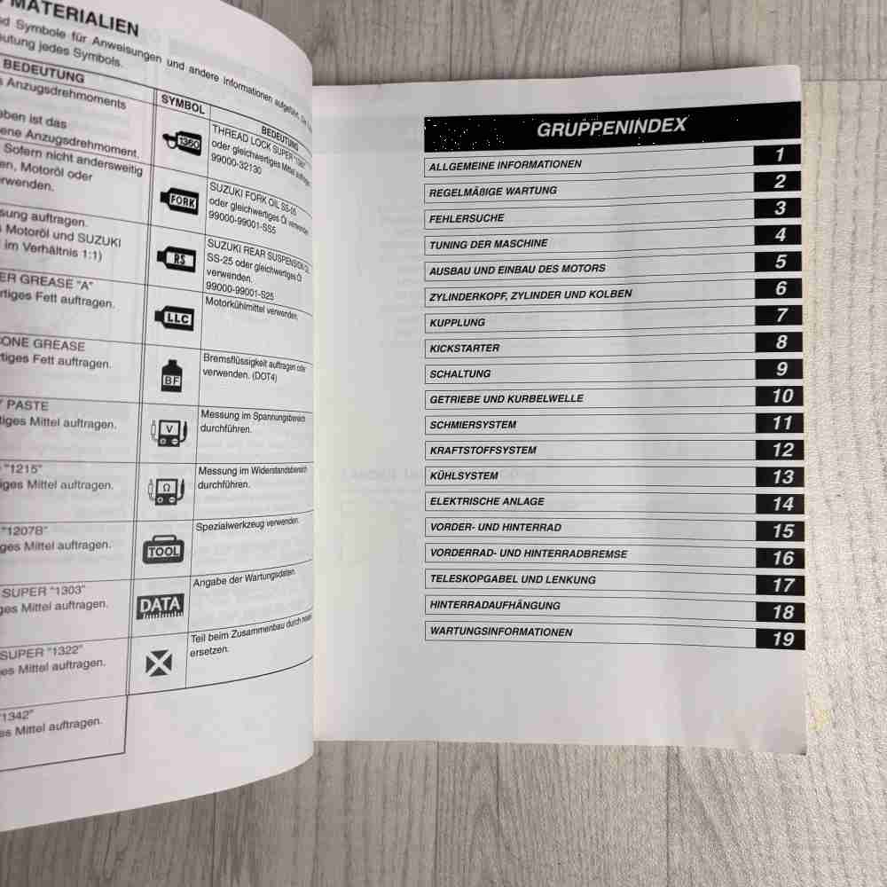 SUZUKI RM-Z 450 2007 99011-35G52-01K Motorrad-Handbuch gebraucht