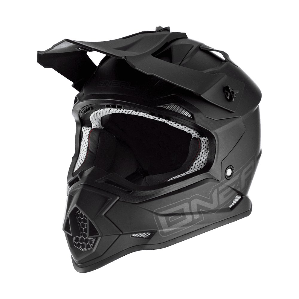 ONEAL 2 SRS Motocross Helm Flat V.23 schwarz
