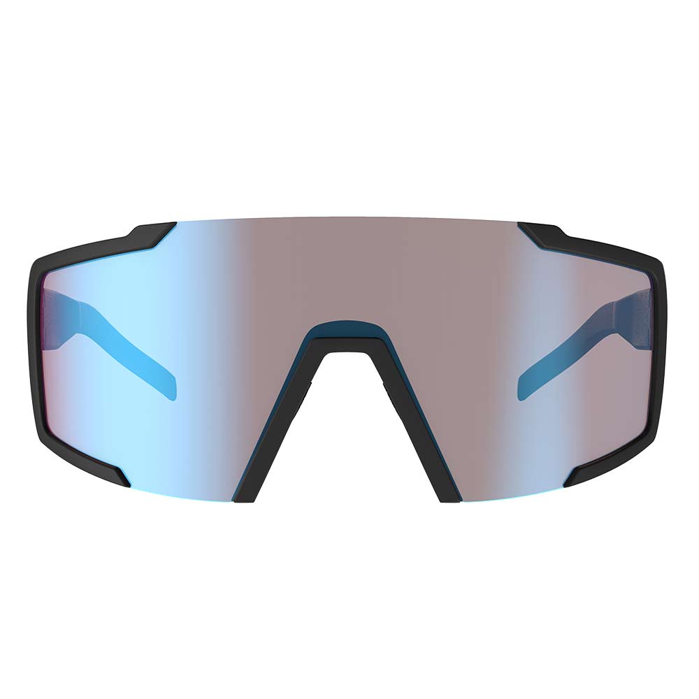 SCOTT Shield Sonnenbrille matt schwarz blau verspiegelt