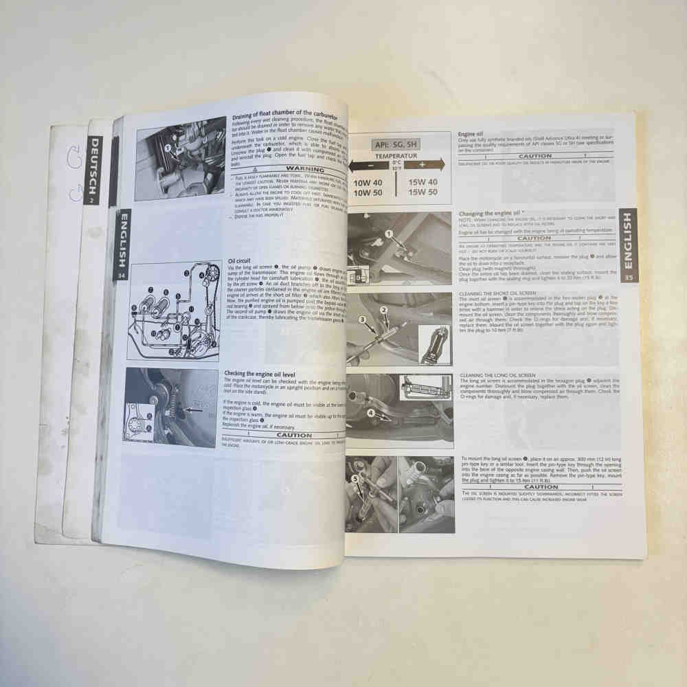 KTM 400/520 SX/MXC/EXC Racing 2002 321017 Motorrad-Handbuch gebraucht