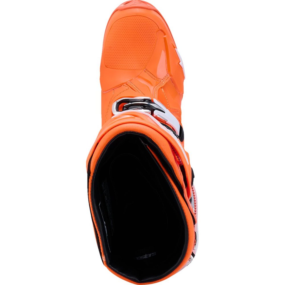 ALPINESTARS Tech 10 Supervented belüftete Motocross Stiefel neon orange/schwarz/weiss