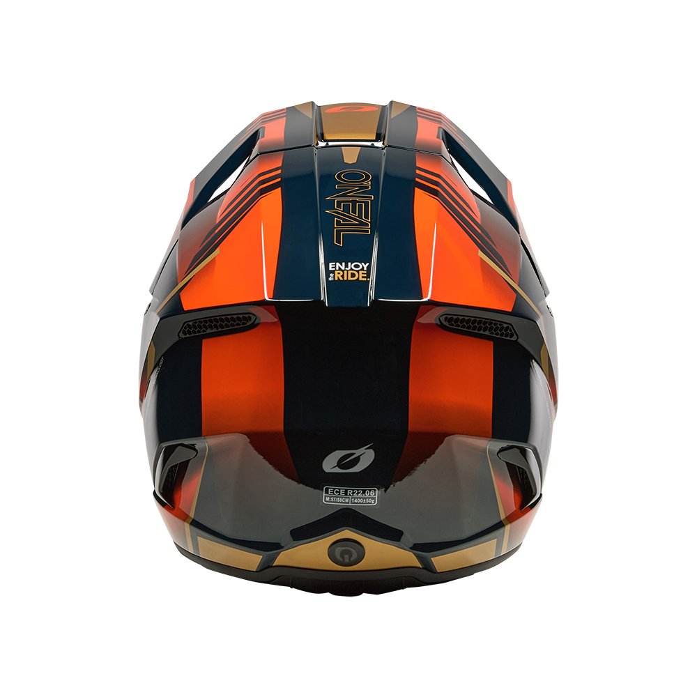 ONEAL 3SRS Motocross Helm Haze blau/orange/gold ONEAL 3SRS Motocross Helm Haze blau/orange/gold