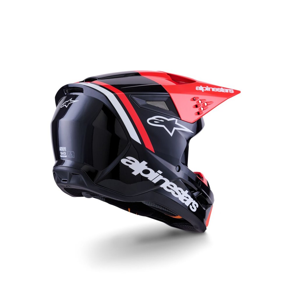 ALPINESTARS Supertech M3 Radium Motocross Helm schwarz/rot/weiss