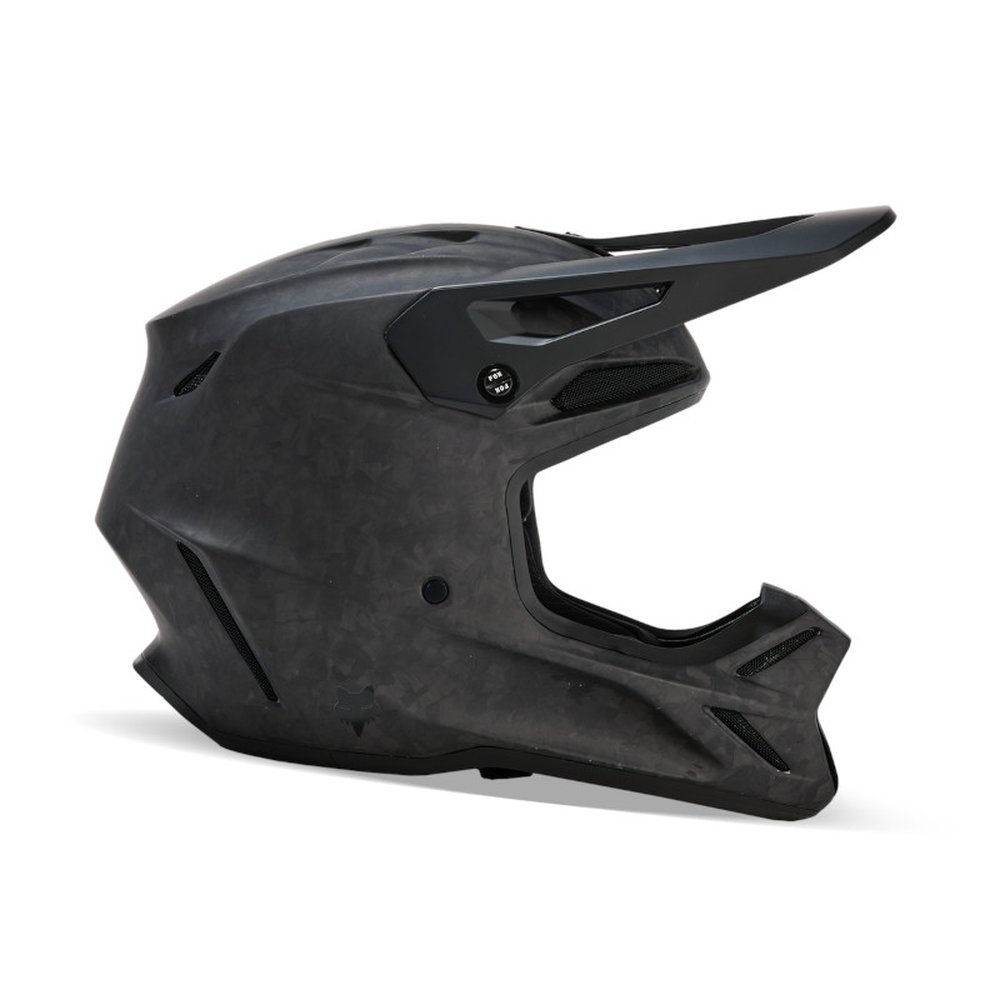 FOX V3 RS CARBON SOLID Motocross Helm Matt Schwarz