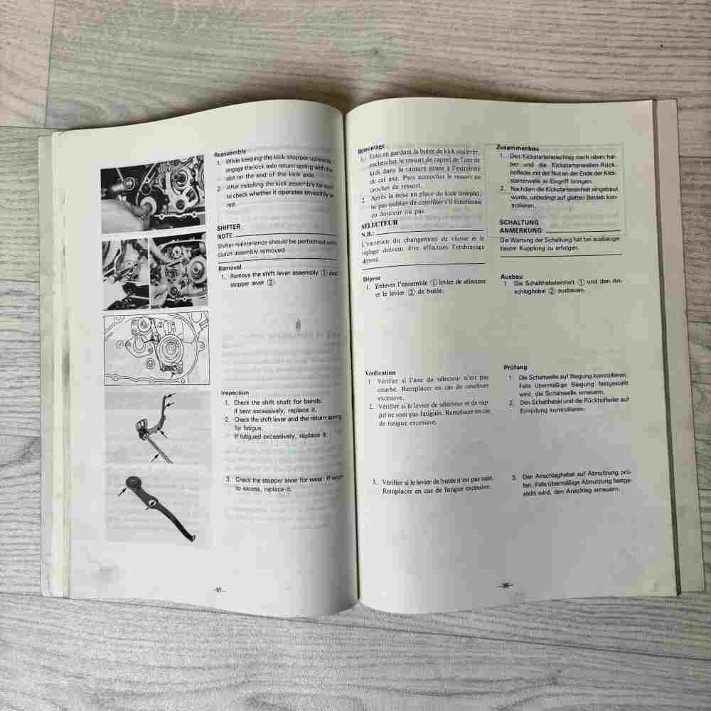 YAMAHA PW 80 (J) 3RV-28199-86 Motorrad-Handbuch gebraucht