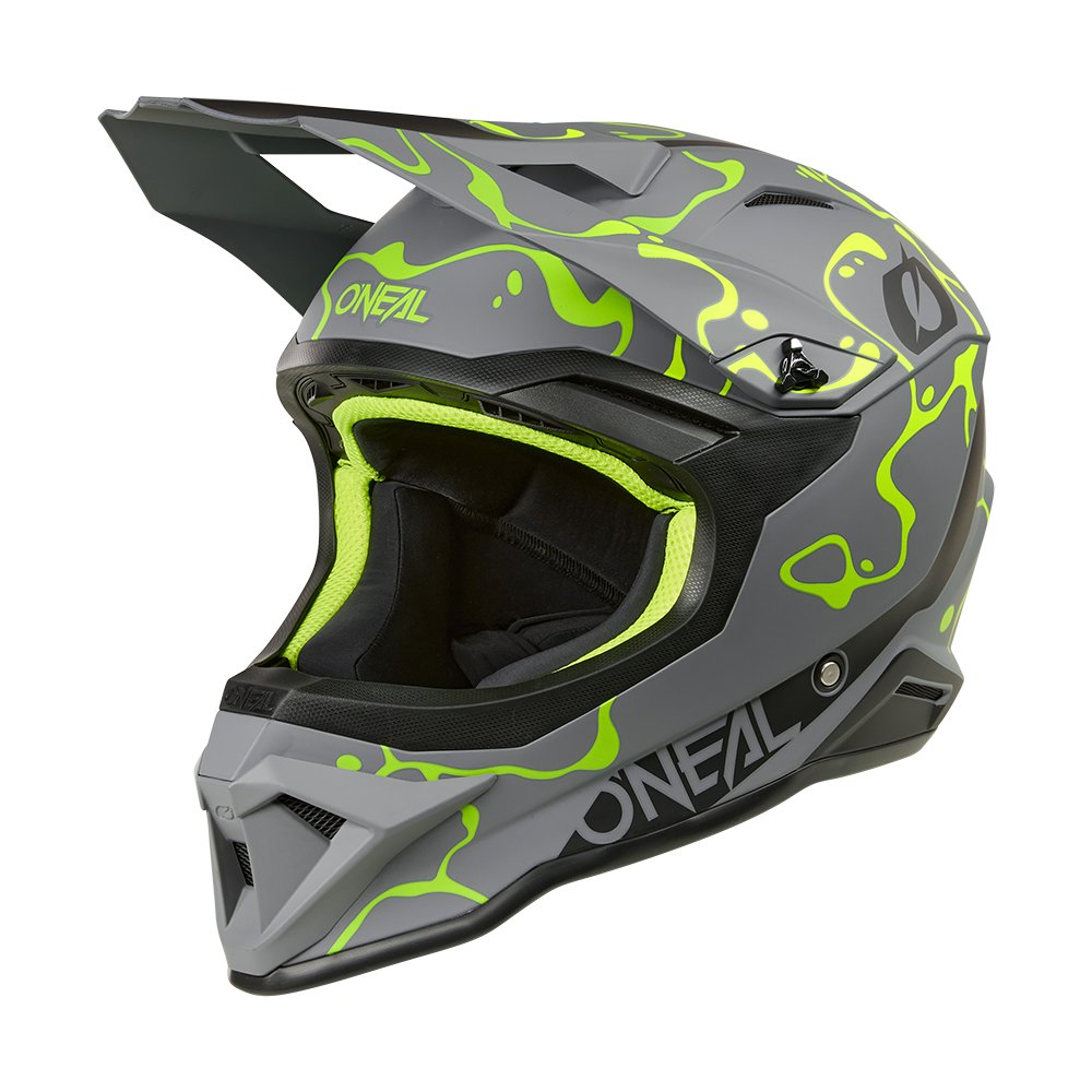 ONEAL 1SRS Motocross Helm Splash grau/neon gelb